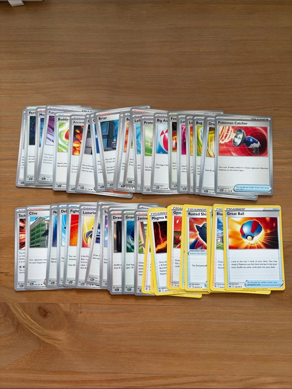 Pokémon TCG 50 unique Card Trainer Lot | Mixed Sets | Deck Building Staples